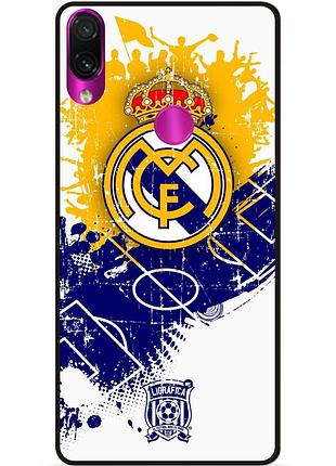 Чехол силиконовый бампер для xiaomi mi play с рисунком реал мадрид real madrid