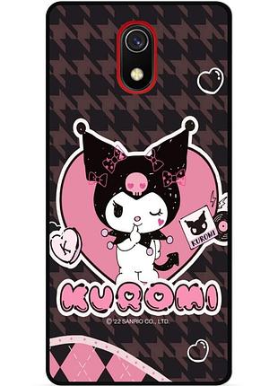 Силиконовый чехол бампер для xiaomi redmi 8a с картинкой куроми kuromi