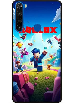 Силиконовый чехол для xiaomi redmi note 8t с рисунком roblox игра в кальмара роблокс