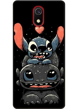 Силиконовый чехол бампер для xiaomi redmi 8a с рисунком stitch стич