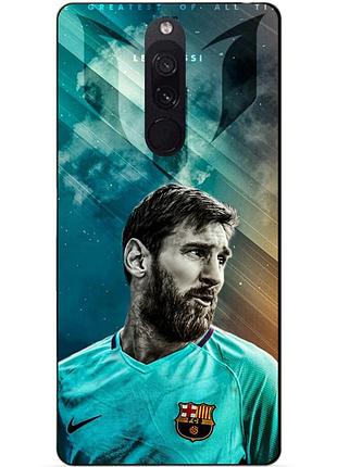 Силіконовий чохол бампер для xiaomi redmi 8 з малюнком leo messi мессі