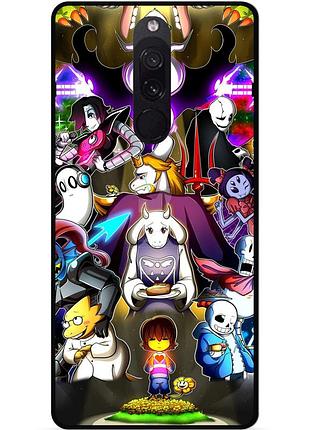 Силиконовый чехол бампер для xiaomi redmi 8 с рисунком андертейл undertale