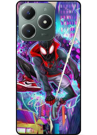 Силіконовий чохол бампер для infinix smart 8 plus (x6526) з картинкою spider man людина-павук