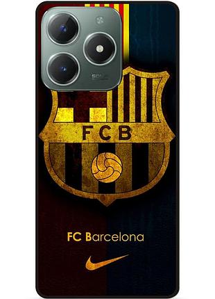 Чехол силиконовый бампер для infinix smart 8 plus (x6526) с рисунком barcelona барселона