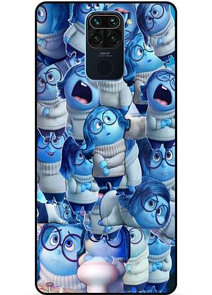 Силіконовий чохол бампер для xiaomi redmi note 9 з малюнком головоломка