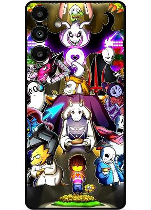 Силіконовий чохол бампер для samsung s21 з малюнком undertale андертейл