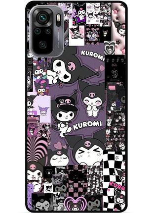 Силіконовий бампер чохол для xiaomi redmi note 10s з малюнком kuromi куроми