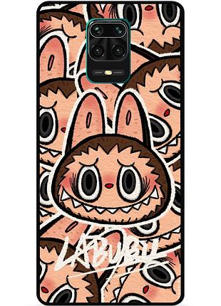 Силиконовый чехол бампер для xiaomi redmi note 9s с рисунком labubu лабубу
