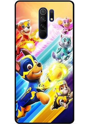 Силиконовый чехол для xiaomi redmi 9 с картинкой щенячий патруль