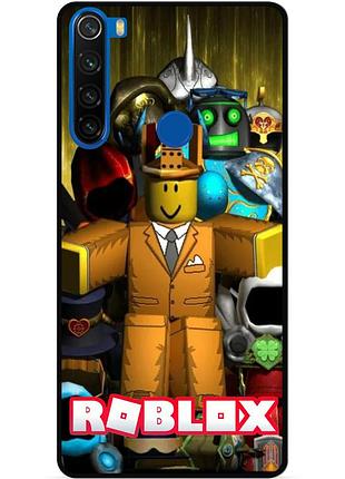Силиконовый чехол для xiaomi redmi note 8t с рисунком roblox роблокс
