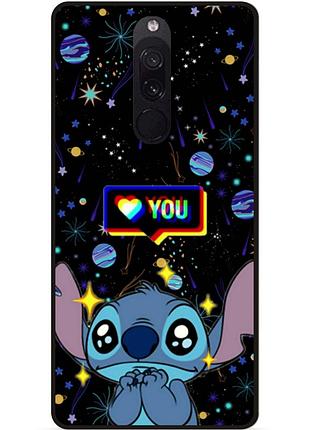 Силиконовый бампер чехол для xiaomi mi 9t / mi 9t pro лило и стич stitch
