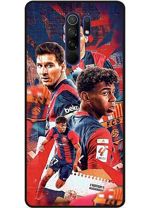 Чехол силиконовый бампер для xiaomi redmi 9 с рисунком ламин ямаль lamine yamal messi