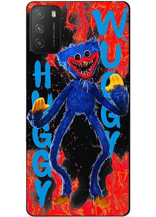Силіконовий чохол бампер для xiaomi poco m3 з малюнком huggy wuggy хаггі вагі