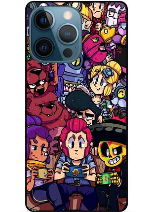 Силиконовый чехол бравл старс brawl stars для xiaomi samsung motorola nokia iphone zte oppo realme vivo бравл старс 1