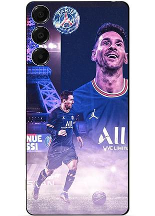 Чехол силиконовый бампер для samsung a15 с рисунком messi psg месси