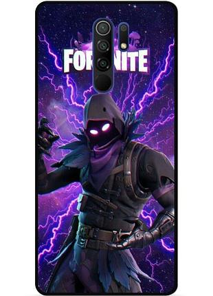 Силиконовый чехол бампер для xiaomi redmi note 8 pro с картинкой fortnite фортнайт