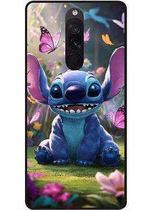 Силиконовый бампер чехол для xiaomi mi 9t / mi 9t pro стич и лило stitch
