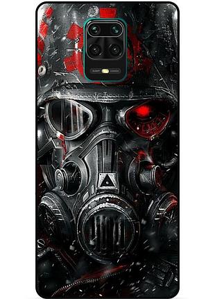Чехол силиконовый бампер для xiaomi redmi note 9s с рисунком сталкер stalker