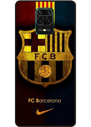 Силіконовий чохол бампер для xiaomi redmi note 9s з малюнком barcelona барселона