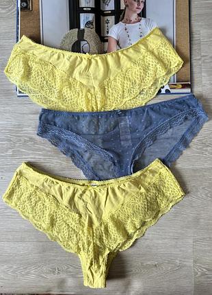 Красивые трусы 3 пари