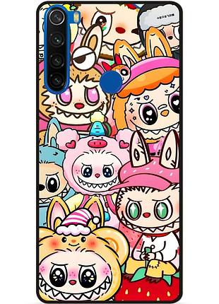 Чехол силиконовый бампер для xiaomi redmi note 8 с рисунком labubu лабубу