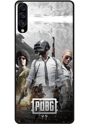 Силіконовий чохол бампер для samsung m20 з малюнком pubg пабг