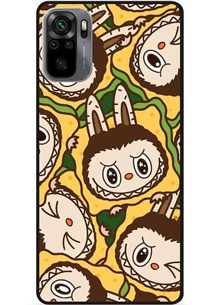Чехол силиконовый бампер для xiaomi redmi note 10s лабубу labubu
