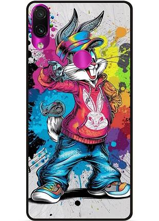 Чехол силиконовый бампер для huawei p20 lite с рисунком багз банни disney