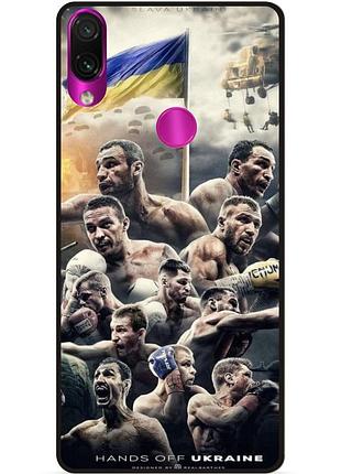 Силіконовий чохол бампер для huawei honor 8x з малюнком бокс украина кличко усик