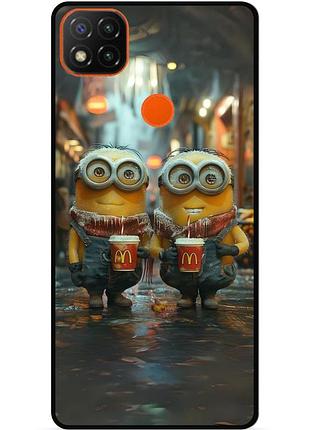 Силіконовий чохол бампер для realme c21y з малюнком міньйони minion