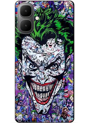 Чехол силиконовый бампер для infinix smart 10 с рисунком джокер joker