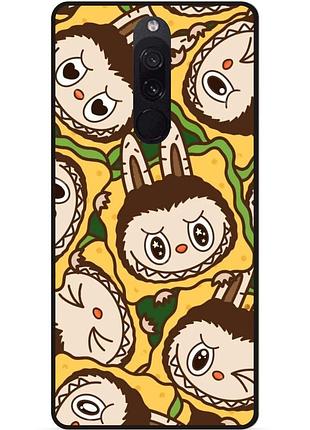 Силіконовий бампер чохол для xiaomi redmi 8 з малюнком лабубу labubu