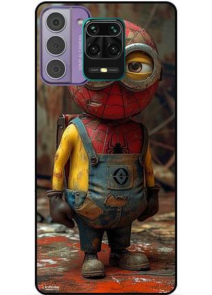 Силіконовий бампер чохол для xiaomi redmi note 9s з малюнком миньон marvel человек паук