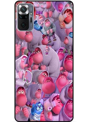 Силіконовий чохол бампер для xiaomi redmi note 10 pro з малюнком головоломка