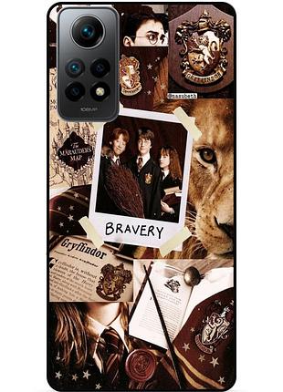 Силиконовый бампер чехол для xiaomi poco x4 pro 5g с картинкой harry potter гарри поттер