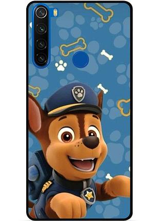 Чехол силиконовый для xiaomi redmi note 8t с рисунком щенячий патруль чейз