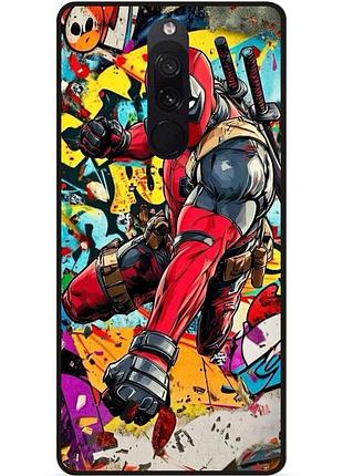 Чехол силиконовый бампер для xiaomi redmi 8 с рисунком deadpool marvel дэдпул