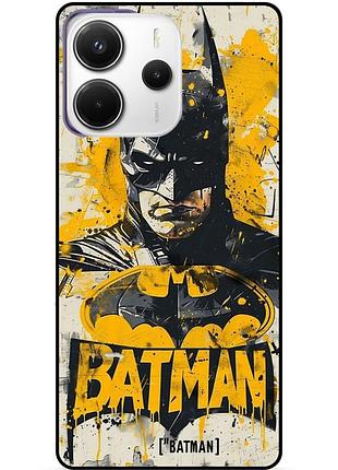 Силіконовий бампер чохол для xiaomi redmi note 14 з малюнком batman dc бэтмен