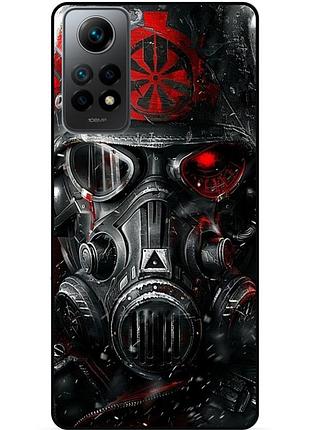 Чехол силиконовый бампер для xiaomi redmi note 11 с рисунком сталкер stalker