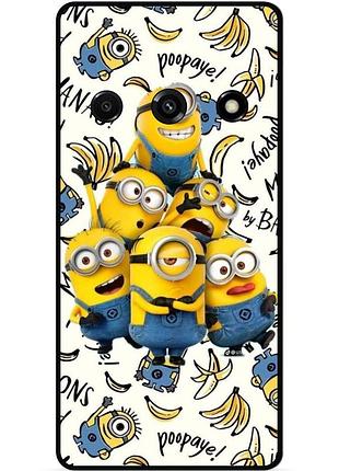 Силиконовый бампер чехол для samsung g530 g531 с рисунком minion миньоны