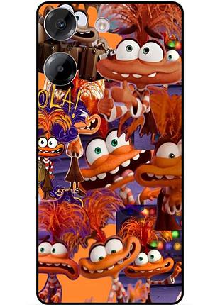 Силіконовий чохол бампер для tecno camon 20 pro з малюнком головоломка