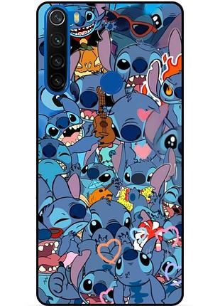 Силіконовий бампер чохол для xiaomi redmi note 8 з картинкою стіч stitch