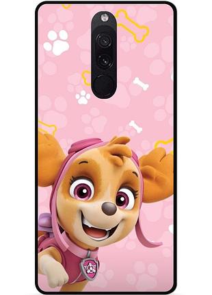 Силіконовий чохол бампер для xiaomi redmi 8 з малюнком щенячий патруль