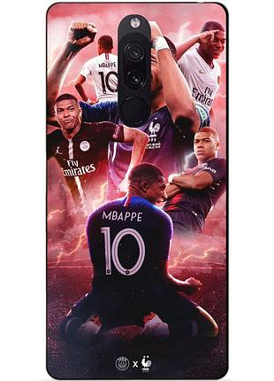 Силиконовый бампер чехол для xiaomi redmi 8 с рисунком килиан мбаппе mbappe