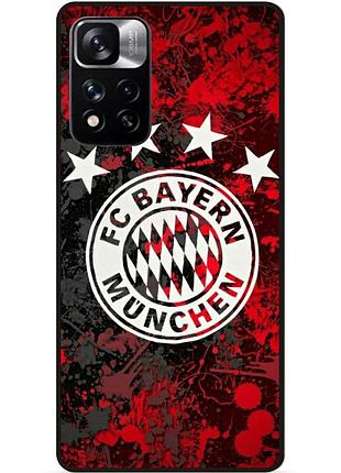 Силіконовий чохол бампер для xiaomi redmi note 11 pro plus 5g з малюнком bayern бавария мюнхен