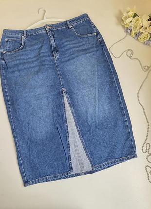 Джинсова спідниця new look 22/5xl