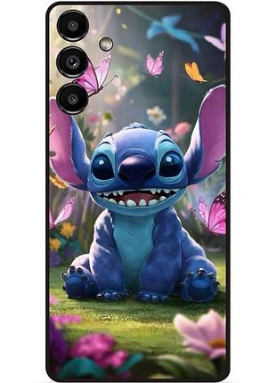 Силіконовий бампер чохол для samsung m35 стіч stitch