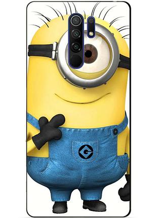 Силіконовий чохол бампер для xiaomi redmi 9 з малюнком міньйон кевін minion