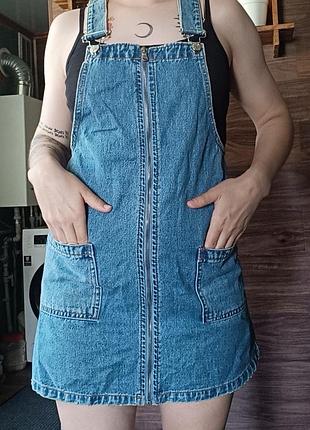 Джинсовый сарафан pull &amp; bear 6