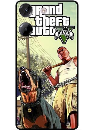 Силіконовий бампер чохол для tecno pova 5 з малюнком gta гта